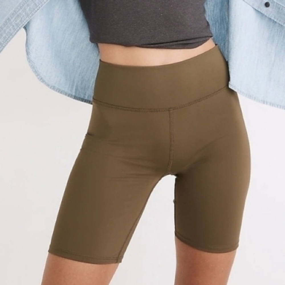 Madewell MWL Form High-Rise 7" Biker Shorts